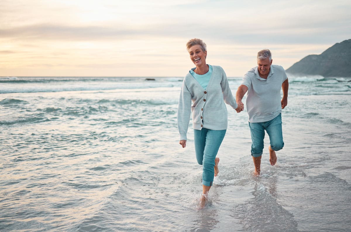 couple on beach